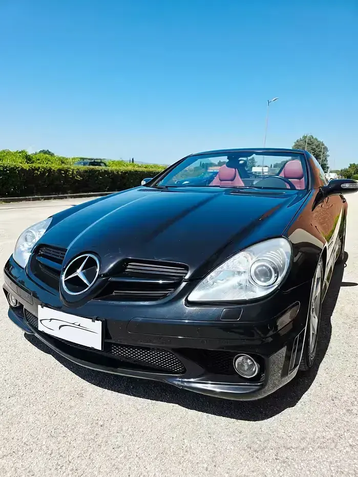 Usata Mercedes SLK200 AMG 163 CV (119 kW) 2004 Nero Cabrio