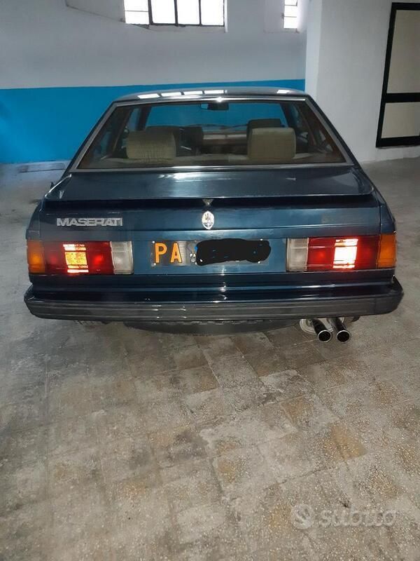 Usata Maserati Biturbo 184 CV (135 kW) 1985 Blu Coupé