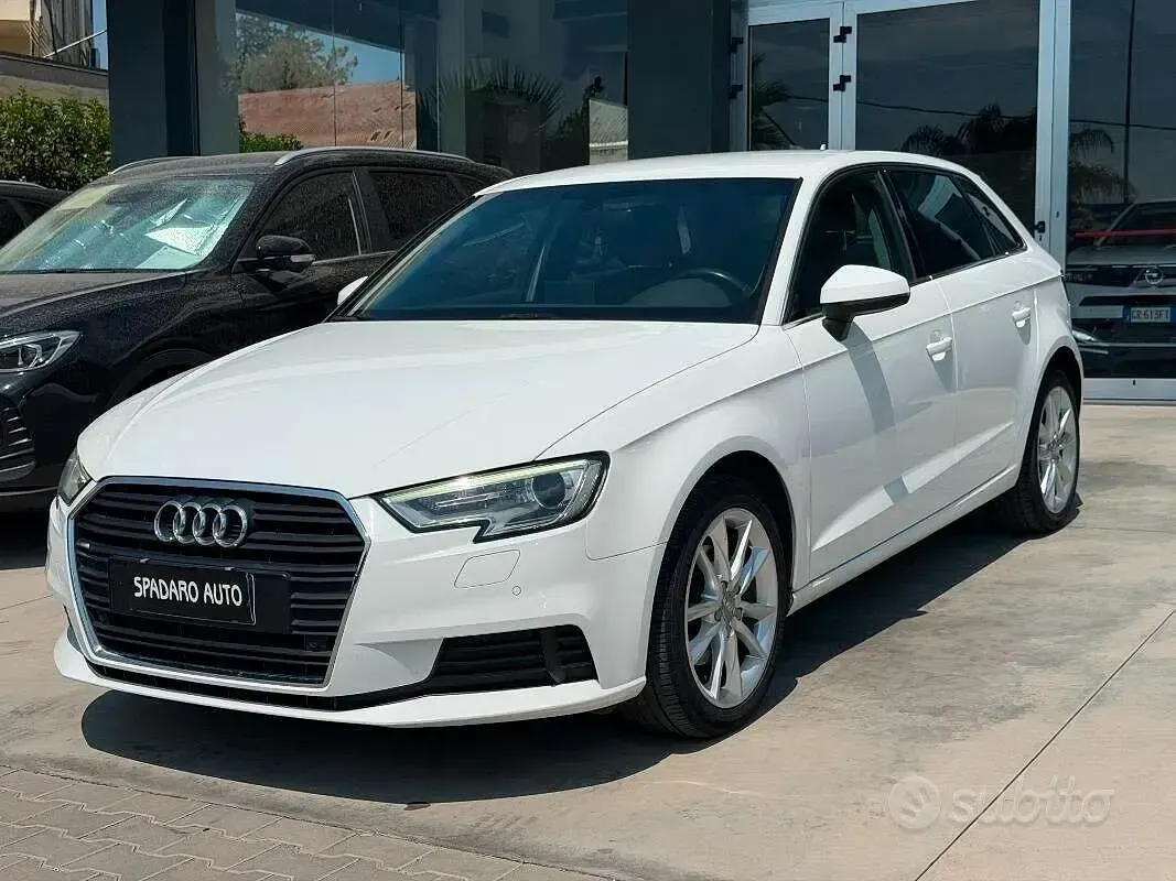 Usata Audi A3 Sport 110 CV (80 kW) 2016 Bianco Berlina