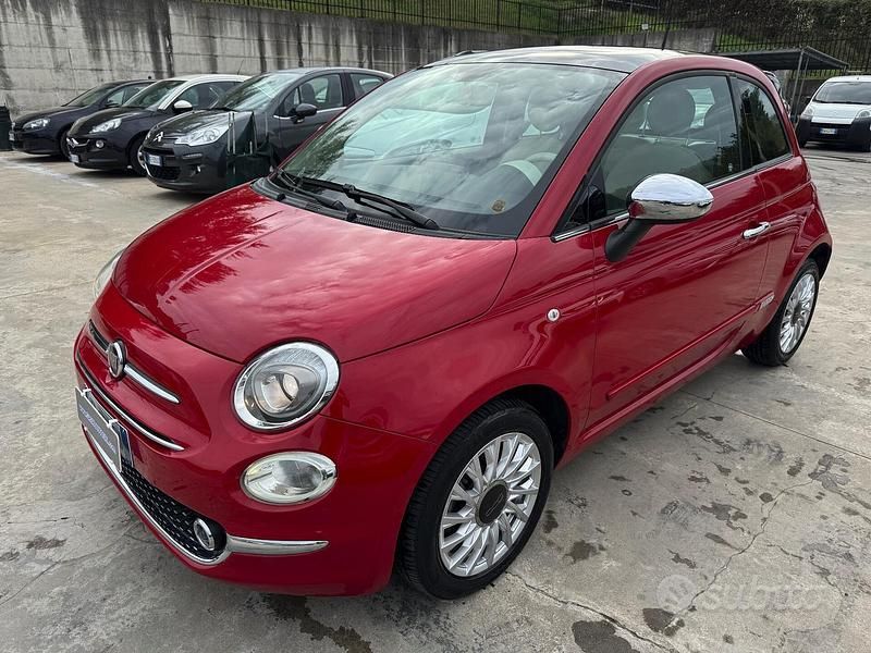 Usata Fiat 500 Lounge 95 CV (69 kW) 2018 Rosso Berlina