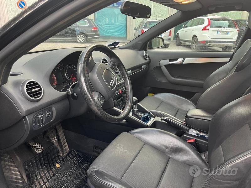 Usata Audi A3 S-Line 140 CV (102 kW) 2010 Nero Utilitaria