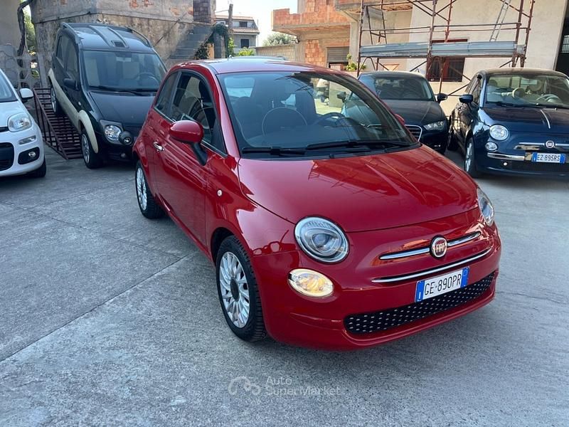 Usata Fiat 500 Lounge 70 CV (51 kW) 2021 Rosso Berlina