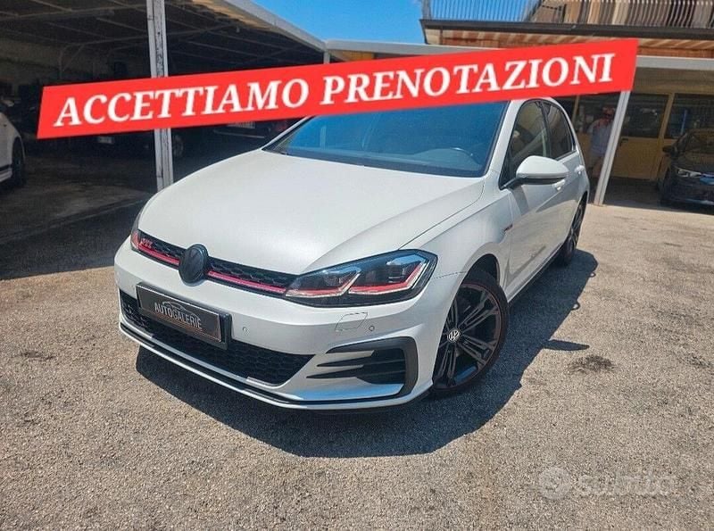 Usata VW Golf GTI 245 CV (180 kW) 2019 Bianco Berlina