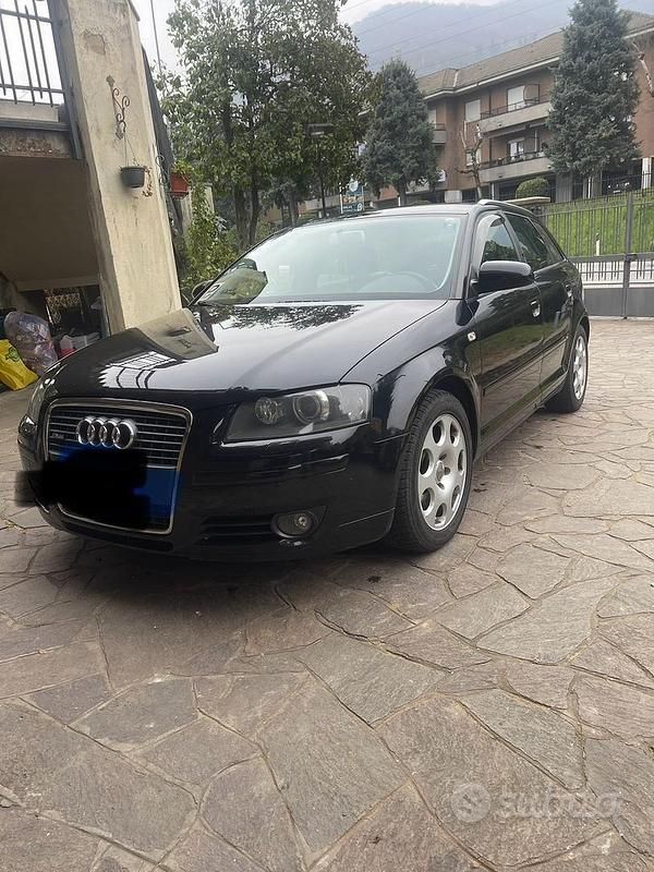 Usata Audi A3 170 CV (125 kW) 2007 Nero Utilitaria