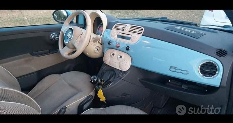 Usata Fiat 500 Pop 86 CV (63 kW) 2010 Blu Utilitaria