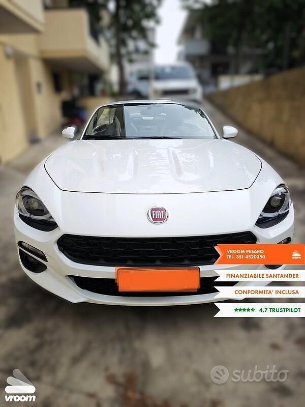 Usata Fiat 124 Spider Lusso 140 CV (102 kW) 2018 Bianco Cabrio