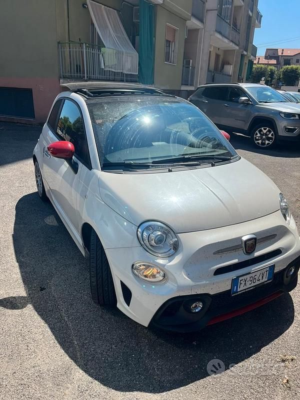 Bianco Usata 2019 Abarth 595 Turismo Due volumi | 17.900 € (Buon prezzo) - Immagine 1/3