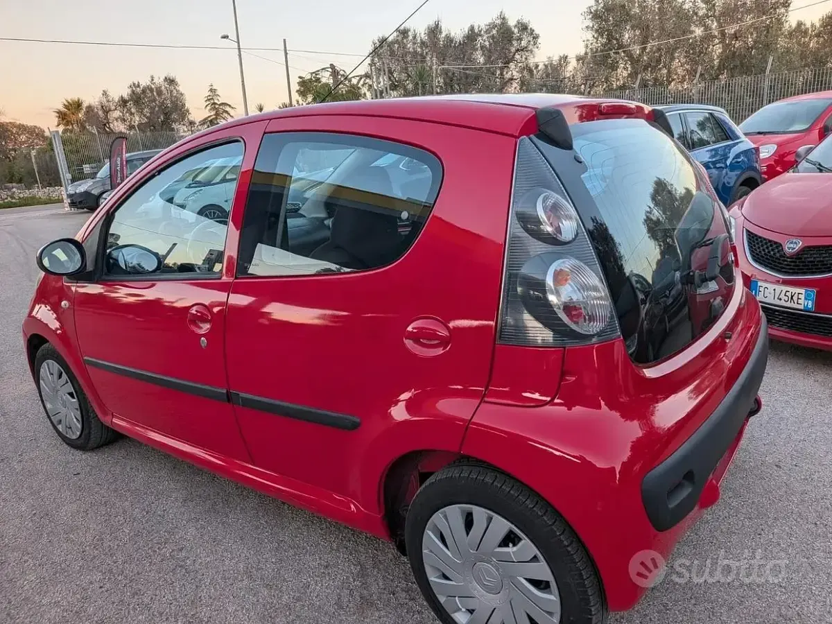 Usata Citroën C1 68 CV (50 kW) 2009 Rosso Utilitaria