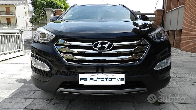Usata Hyundai Santa Fe Comfort 150 CV (110 kW) 2014 Nero SUV