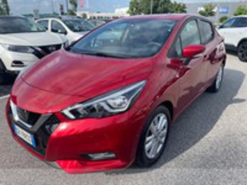 Rosso Usata 2020 Nissan Micra Acenta Due volumi | 12.900 € (Cara) - Immagine 1/4
