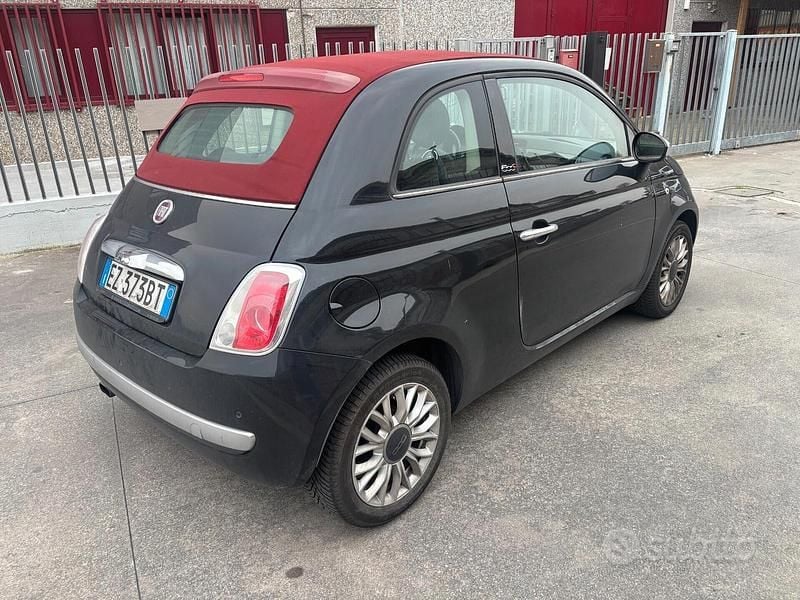 Usata Fiat 500 85 CV (62 kW) 2015 Nero Cabrio