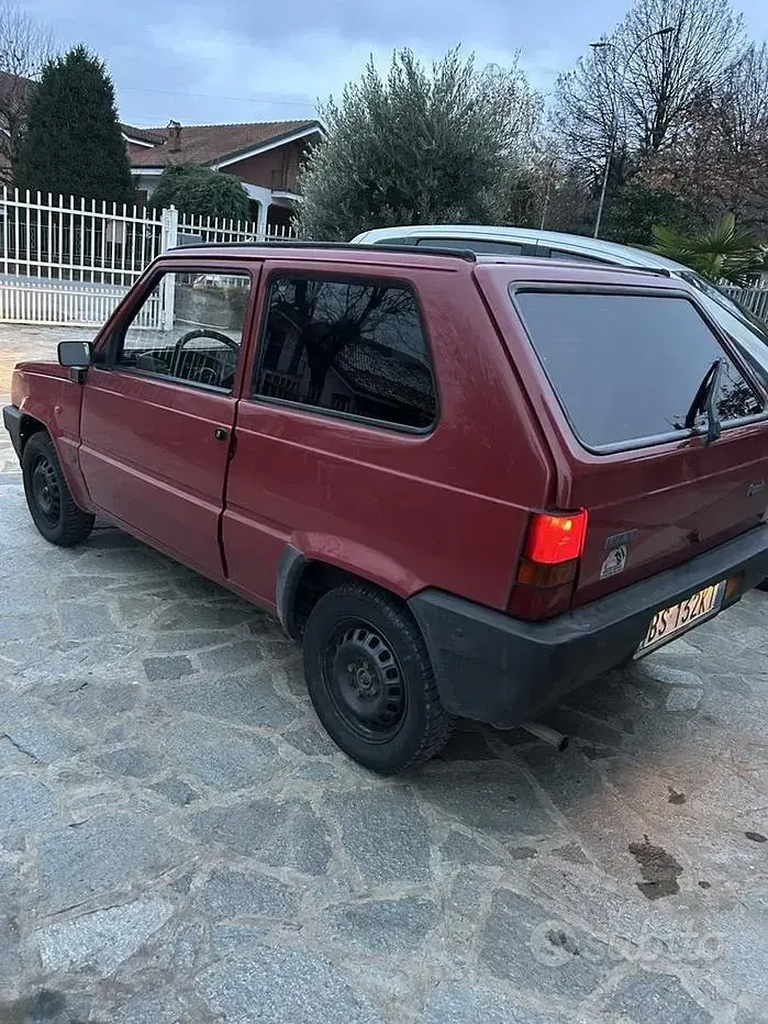 Usata Fiat Panda 54 CV (39 kW) 2001 Rosso Berlina