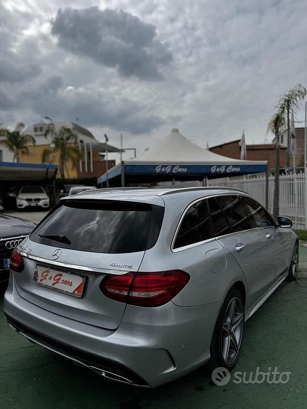 Usata Mercedes C220 Premium 170 CV (125 kW) 2017 Grigio Station wagon