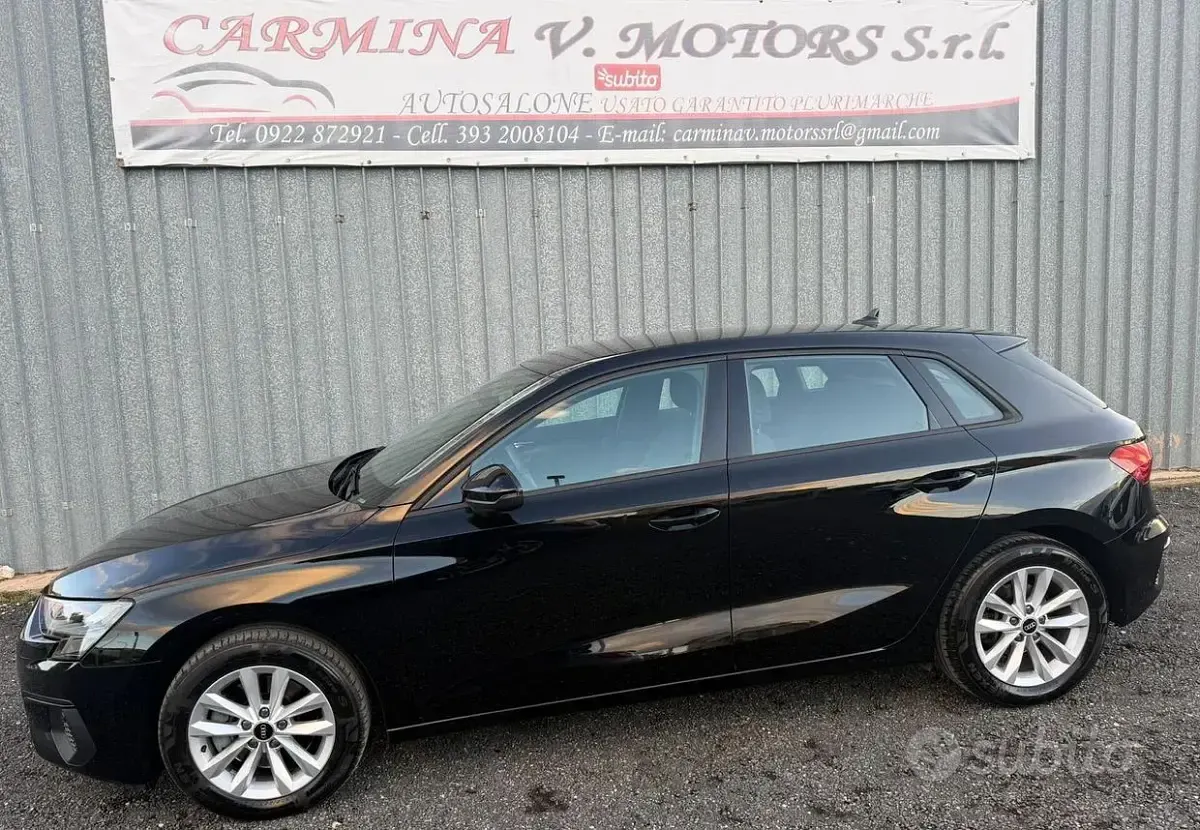 Usata Audi A3 Business 150 CV (110 kW) 2021 Nero Berlina