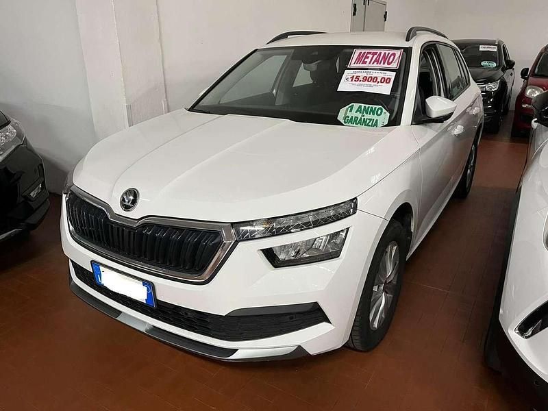 Bianco Usata 2021 Skoda Kamiq Ambition SUV | 15.900 € (Buon prezzo) - Immagine 1/4