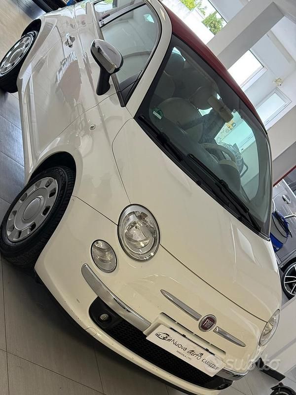 Usata Fiat 500C Lounge 75 CV (55 kW) 2010 Bianco Cabrio