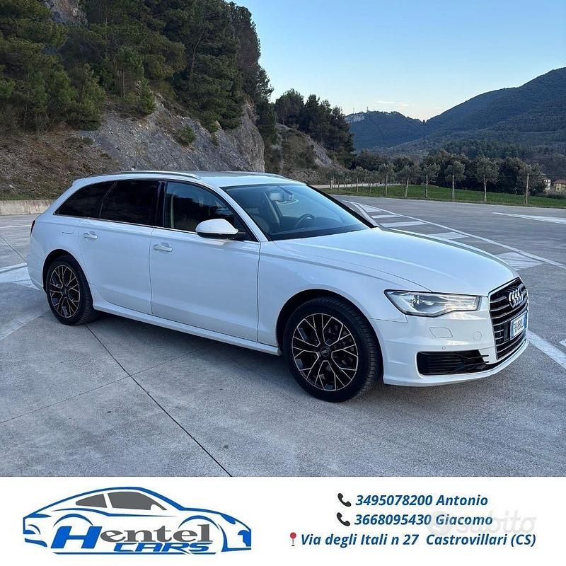 Begagnad Audi A6 190 HK (139 kW) 2015 Vit Sedan