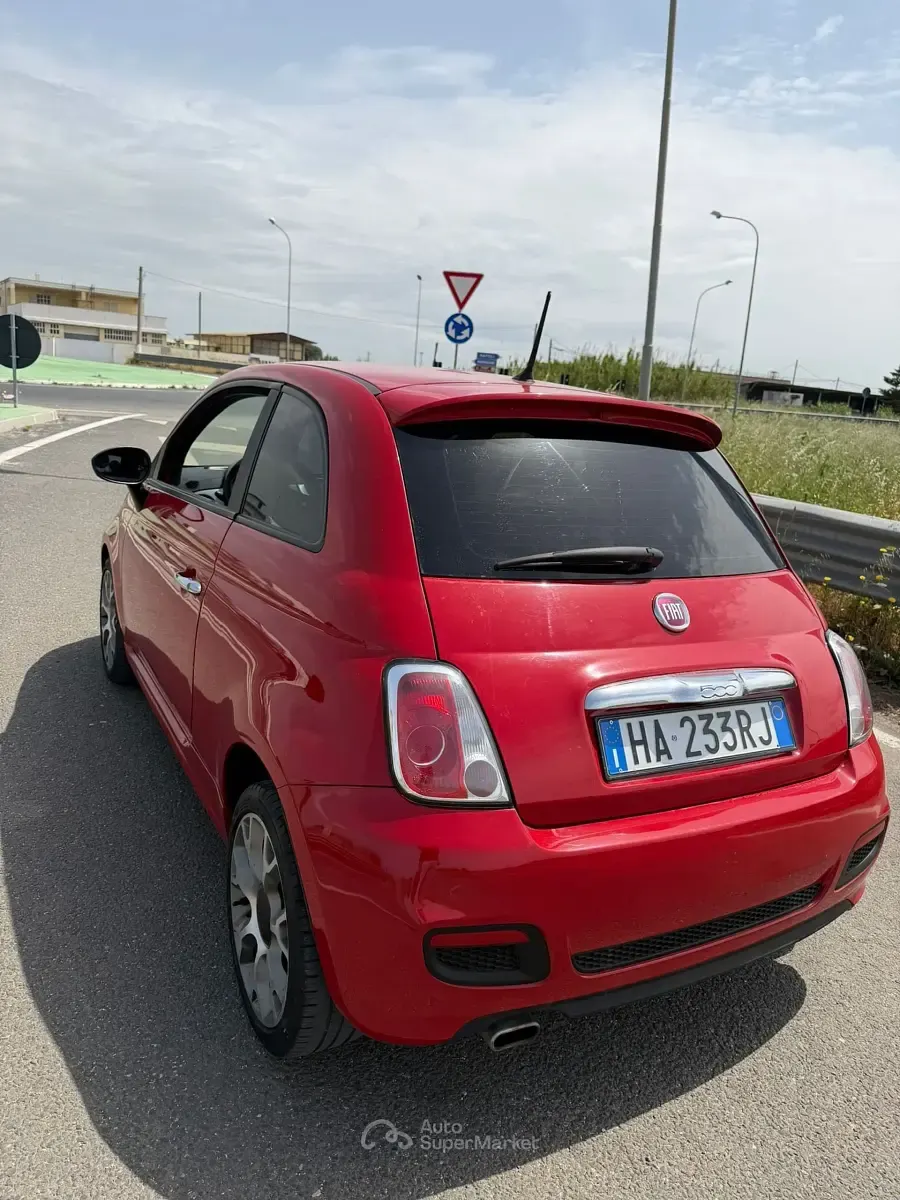 Usata Fiat 500S 69 CV (50 kW) 2014 Rosso Berlina