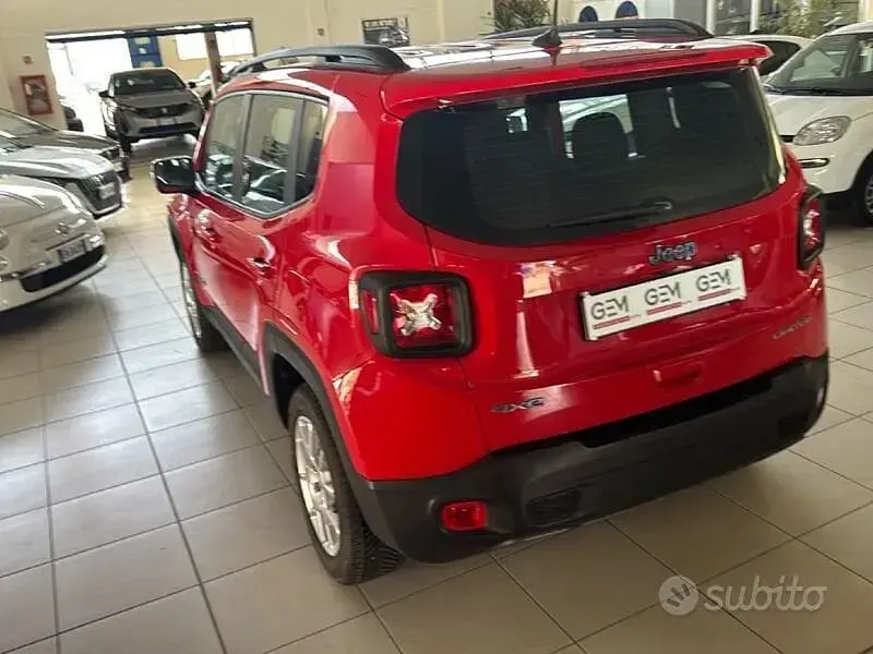 Usata Jeep Renegade Limited 190 CV (139 kW) 2022 Rosso SUV