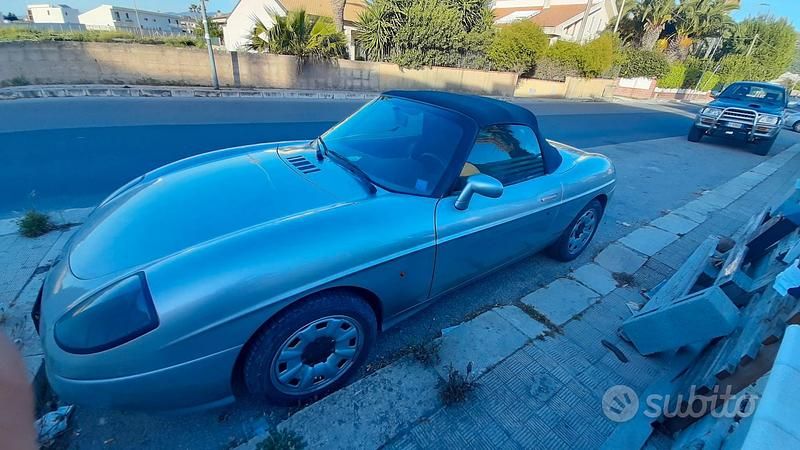 Usata Fiat Barchetta 131 CV (96 kW) 2001 Grigio Cabrio