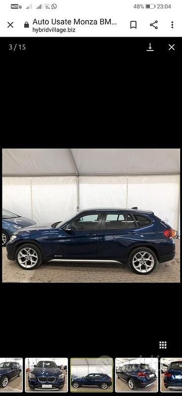 Usata BMW X1 xLine 143 CV (105 kW) 2012 Blu SUV