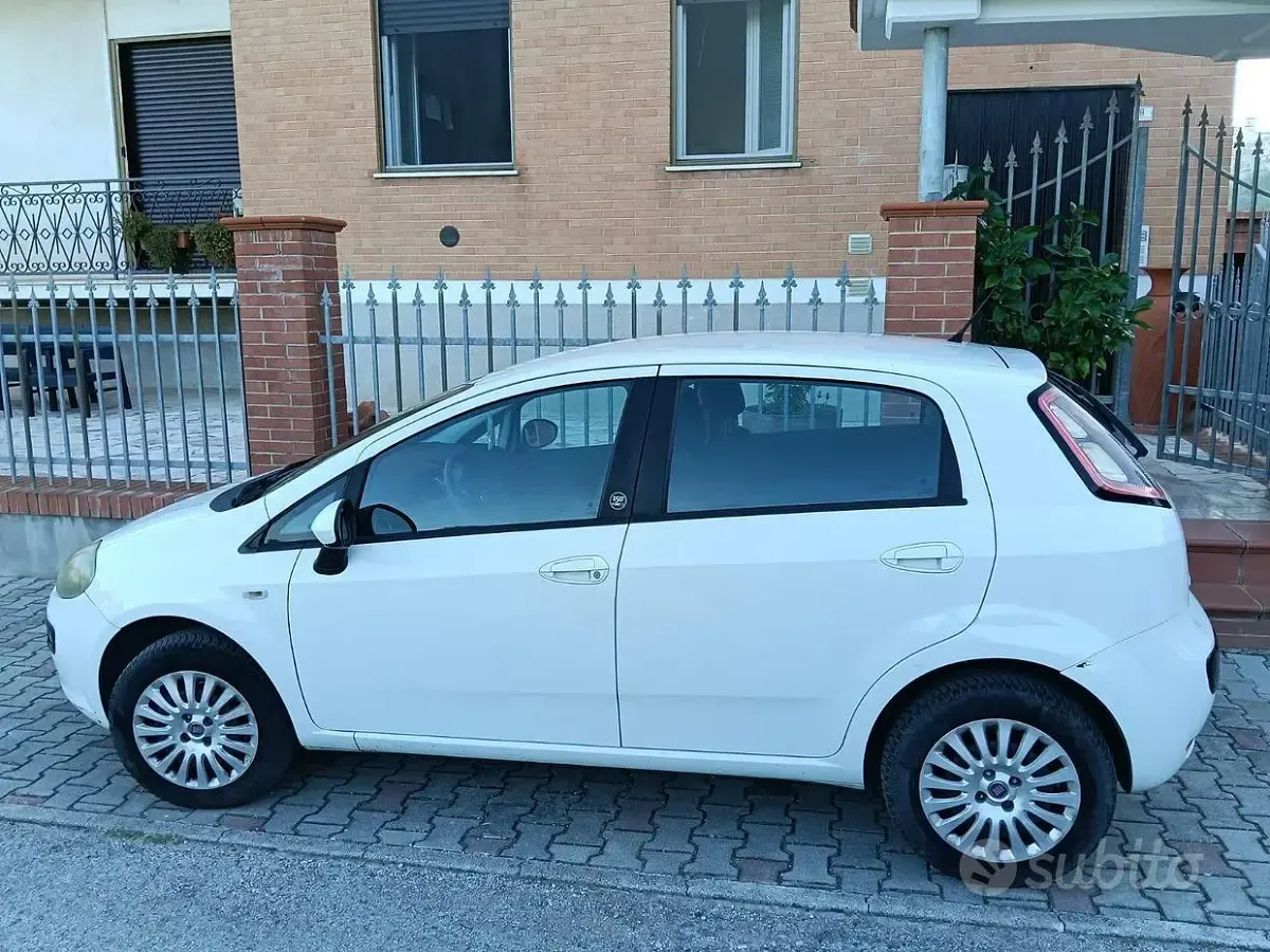 Usata Fiat Punto Evo 77 CV (56 kW) 2011 Bianco Utilitaria