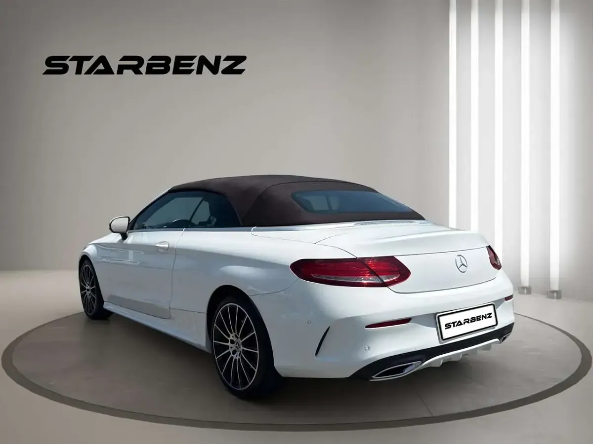 Usata Mercedes C220 Premium Plus 170 CV (125 kW) 2017 Bianco Cabrio