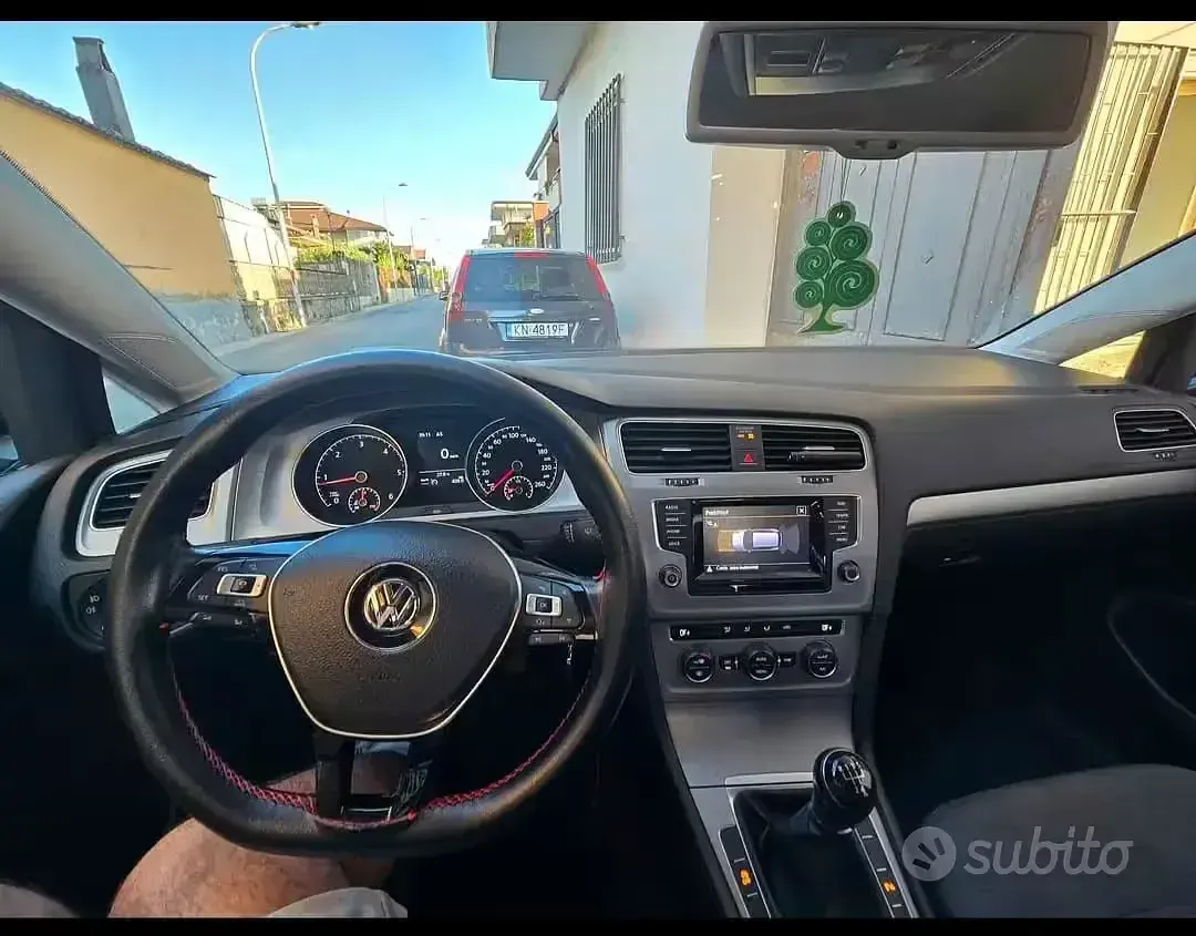 Usata VW Golf VII 105 CV (77 kW) 2018 Nero Berlina