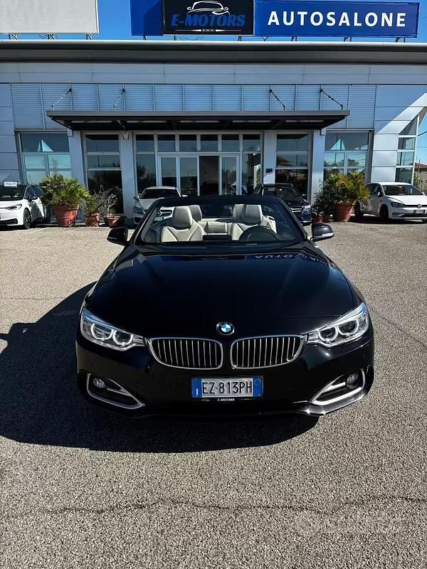 Usata BMW 420 Luxury Line 184 CV (135 kW) 2015 Nero Cabrio