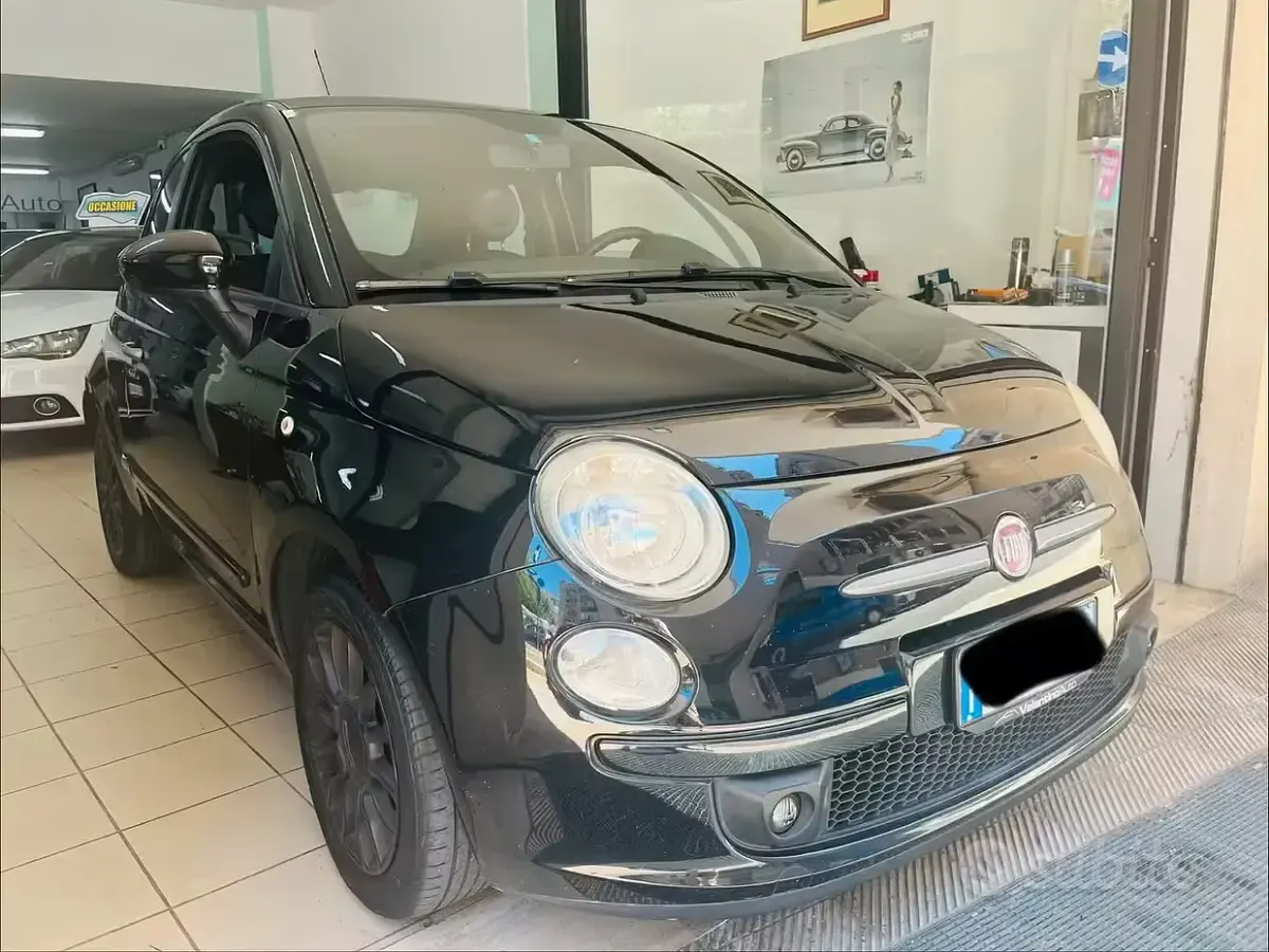 Usata Fiat 500 85 CV (62 kW) 2012 Nero Berlina