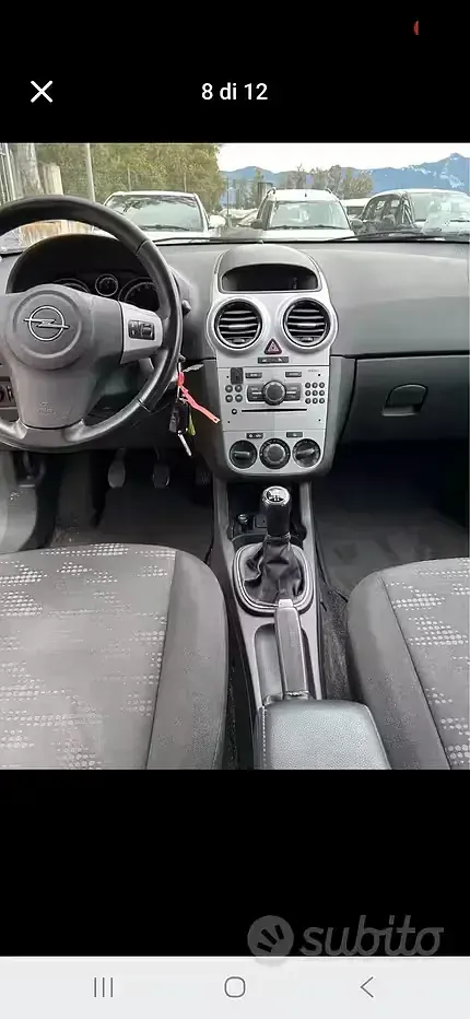 Usata Opel Corsa 85 CV (62 kW) 2011 Grigio Utilitaria