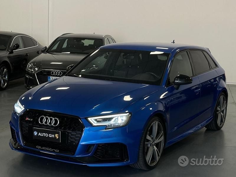 Usata Audi RS3 400 CV (294 kW) 2018 Blu Berlina