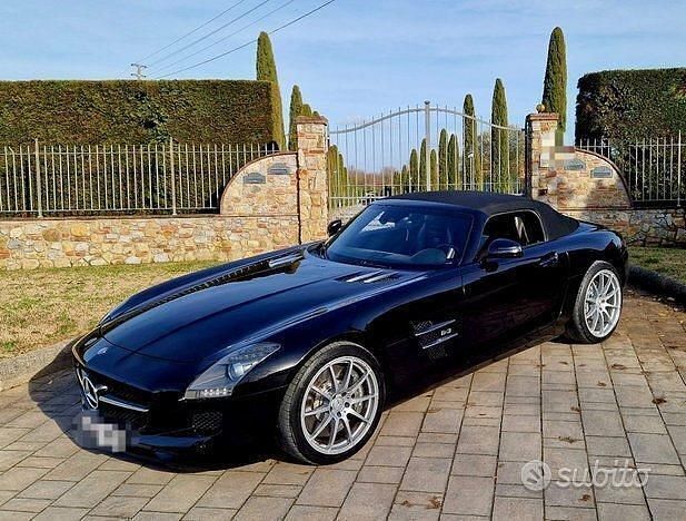 Usata Mercedes SLS AMG 571 CV (419 kW) 2011 Nero Cabrio