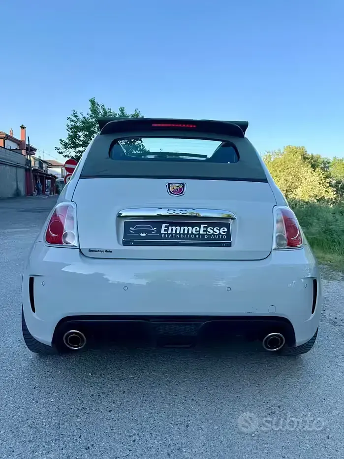 Usata Abarth 500C Custom 135 CV (99 kW) 2015 Grigio Cabrio