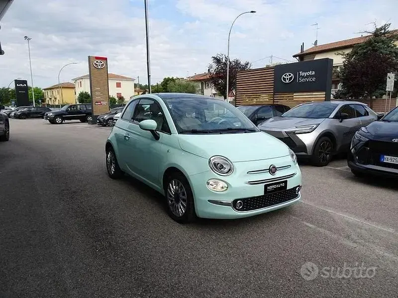 Usata Fiat 500 Lounge 69 CV (50 kW) 2017 Blu/azzurro Berlina