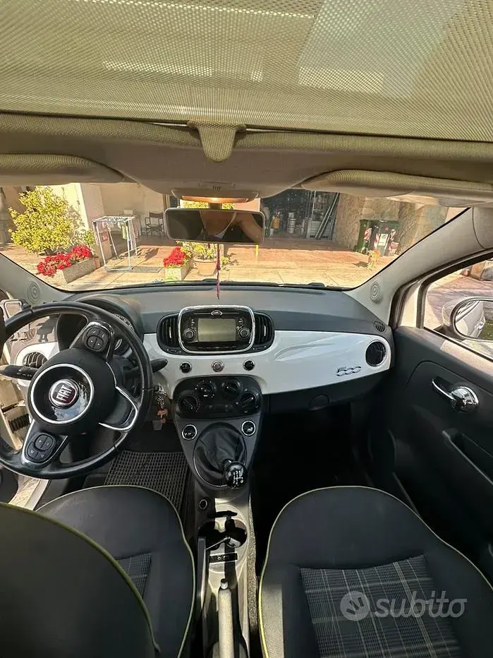 Usata Fiat 500 69 CV (50 kW) 2016 Bianco Berlina