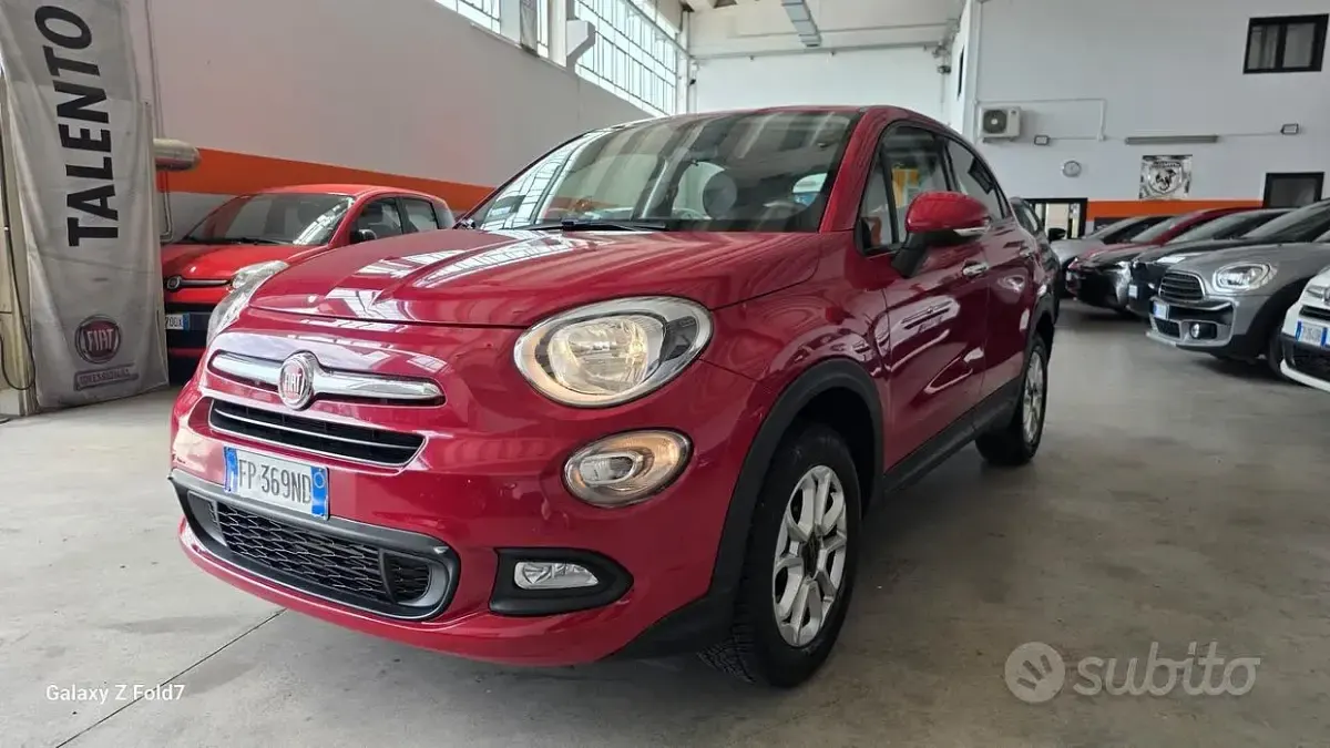 Usata Fiat 500X Cross 140 CV (102 kW) 2018 Rosso SUV