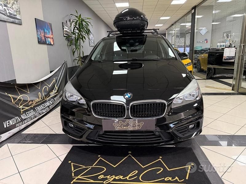 Usata BMW 216 Active Tourer Advantage 115 CV (84 kW) 2016 Nero Monovolume