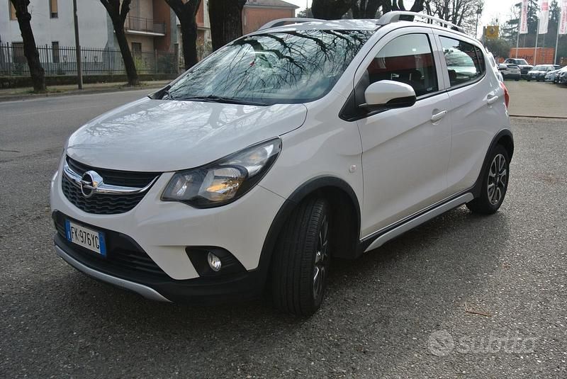 Usata Opel Karl Rocks S 75 CV (55 kW) 2017 Bianco Utilitaria