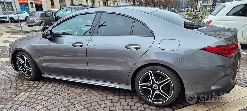 Usata Mercedes CLA180 Premium 136 CV (100 kW) 2019 Grigio Berlina