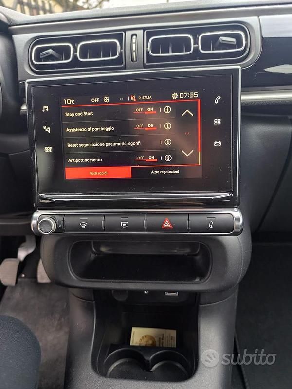 Usata Citroën C3 75 CV (55 kW) 2017 Nero Berlina
