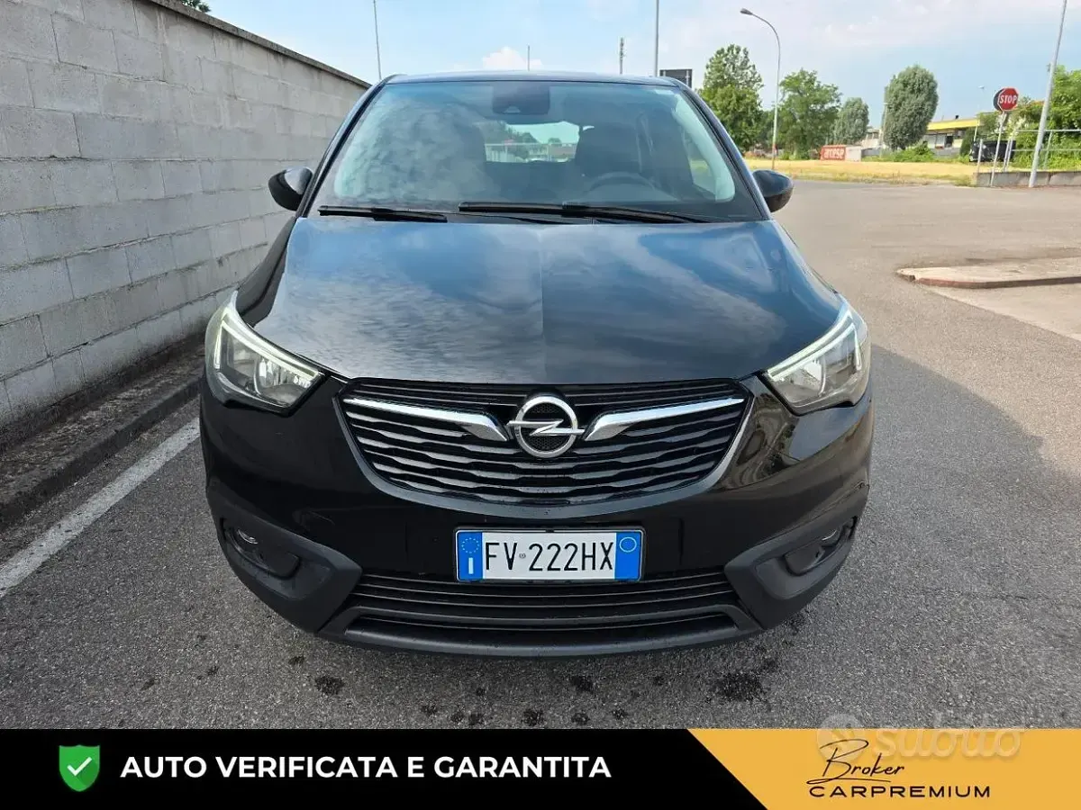 Usata Opel Crossland X S 102 CV (75 kW) 2019 Nero SUV