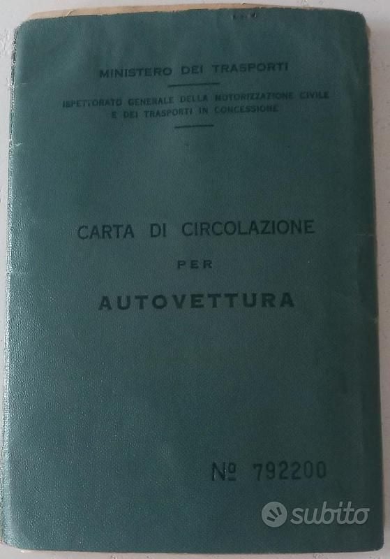 Usata Fiat 1100 Lusso 1960 Verde Berlina