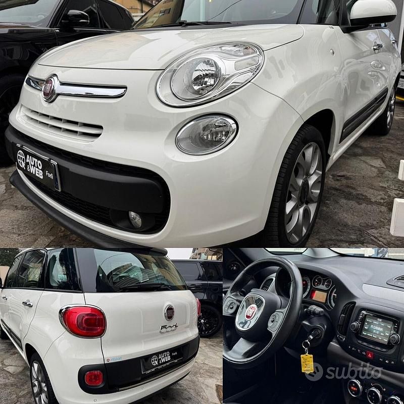 Usata Fiat 500L Lounge 95 CV (69 kW) 2016 Bianco Monovolume