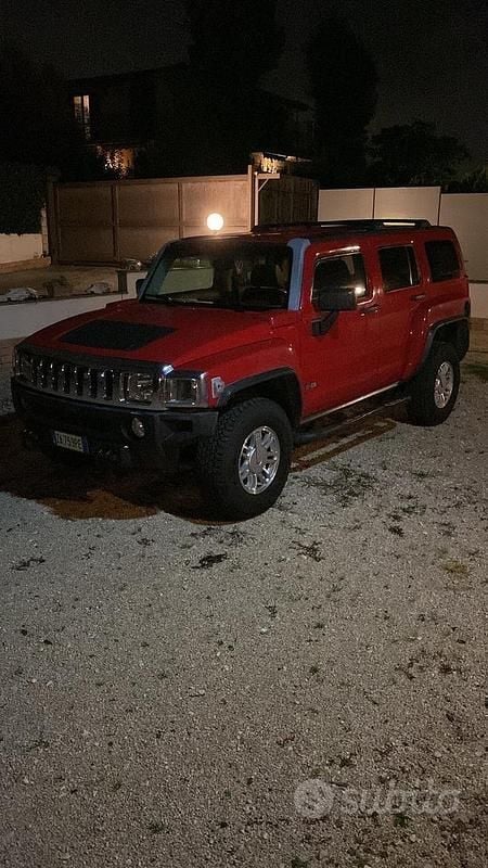 Usata Hummer H3 245 CV (180 kW) 2008 Rosso SUV