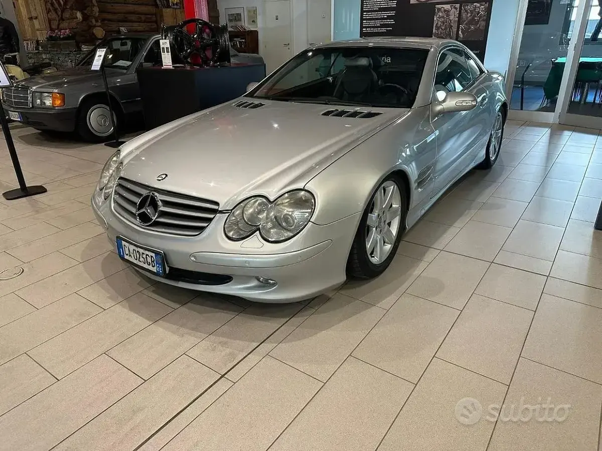 Occasion Mercedes SL500 306 ch (225 kW) 2002 Gris Cabriolet