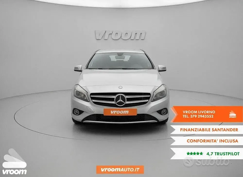 Usata Mercedes A180 Premium 109 CV (80 kW) 2013 Grigio Utilitaria