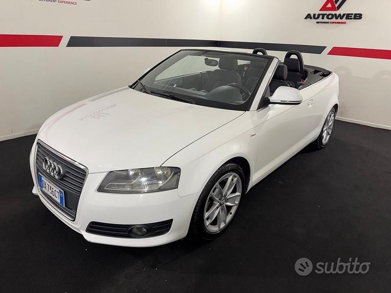 Usata Audi A3 Cabriolet S-Line 105 CV (77 kW) 2009 Bianco Cabrio
