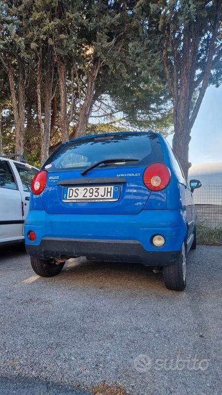 Usata Chevrolet Matiz 51 CV (37 kW) 2008 Blu Utilitaria