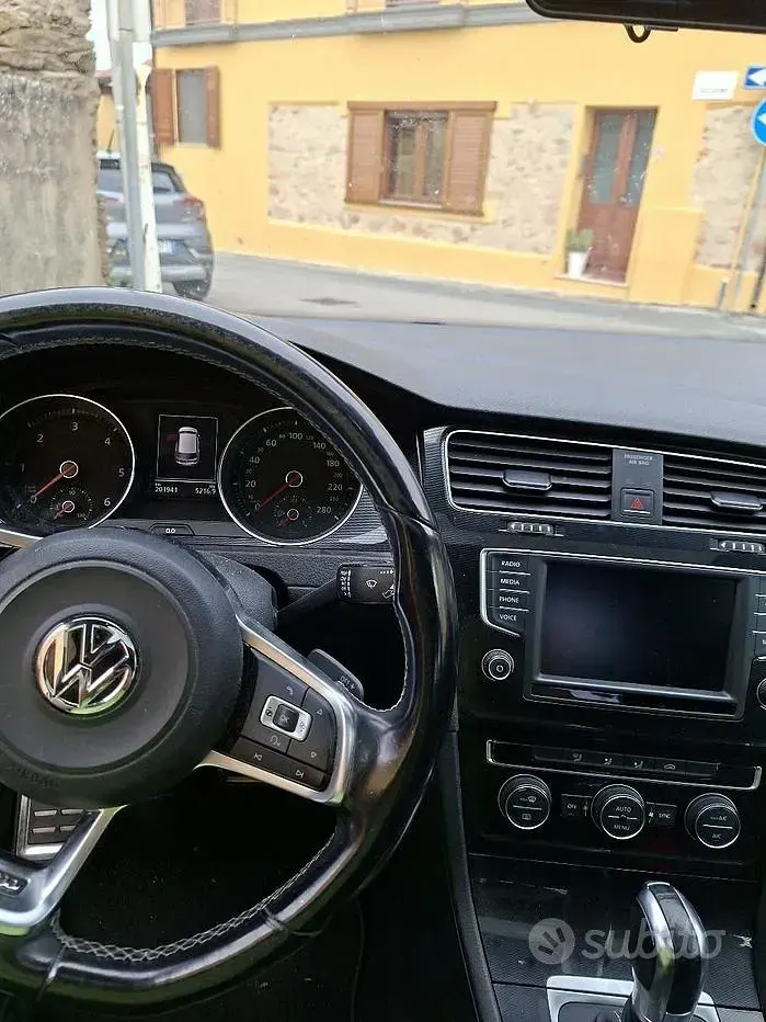 Usata VW Golf VII Sportline 184 CV (135 kW) 2016 Bianco Berlina